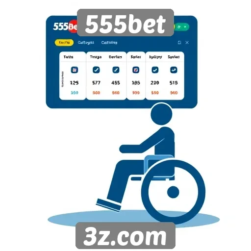 Acessibilidade e interface do usuário na 555bet